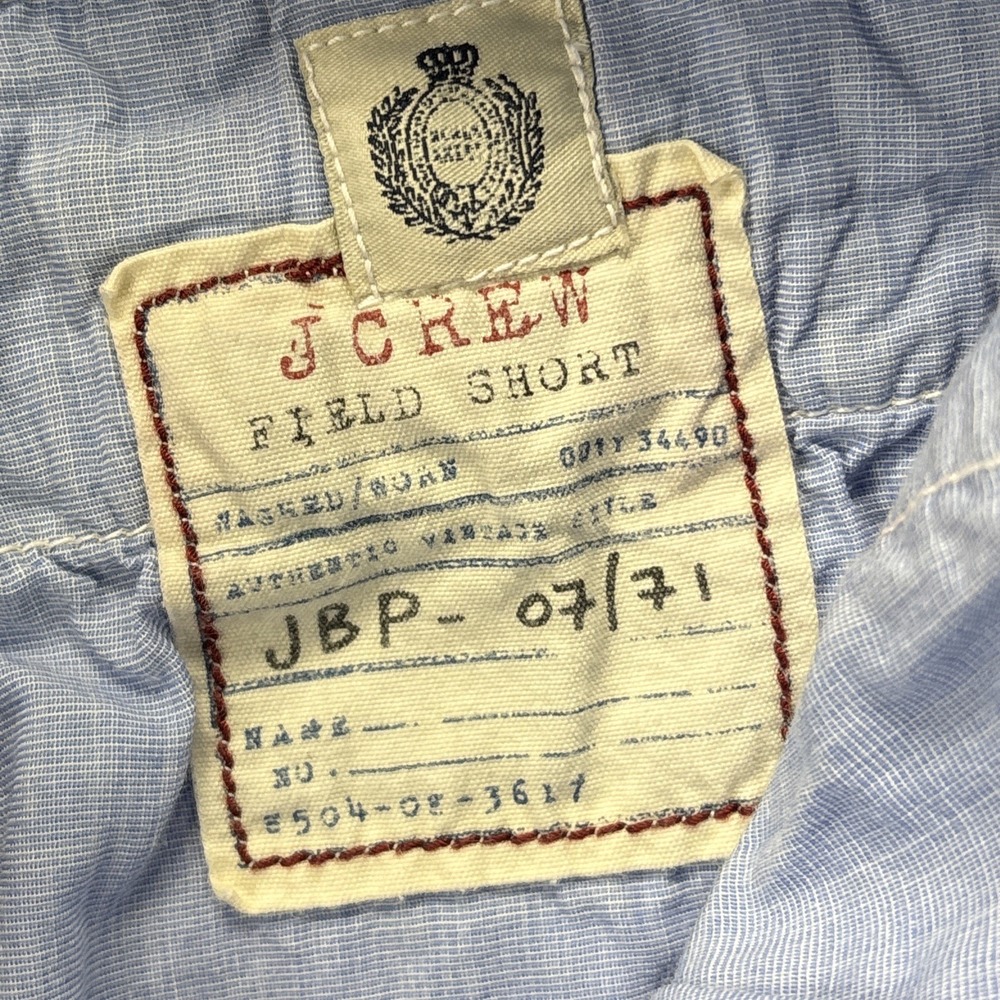 J. Crew Field Shorts Mens 31 Madras Plaid Patchwork Multicolor Preppy Coastal - Picture 12 of 14